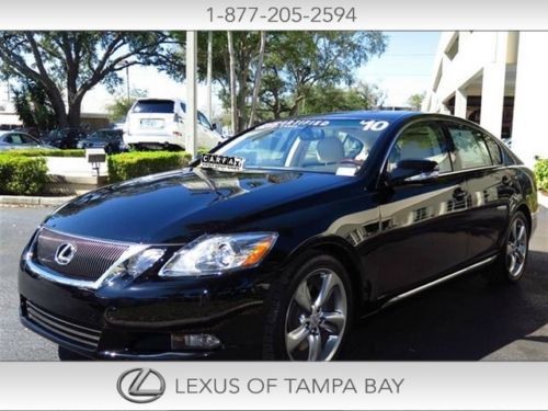 Lexus gs 350 certified 49k mi navi heated leather rear cam sunroof clean carfax