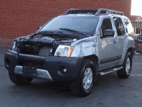 2012 nissan xterra pro-4x 4wd damaged salvage fixer runs!! low miles wont last!!