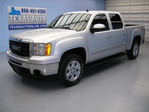 We finance! 2011 gmc sierra 1500 slt z-71 4x4 heated leather bose 27k texas auto