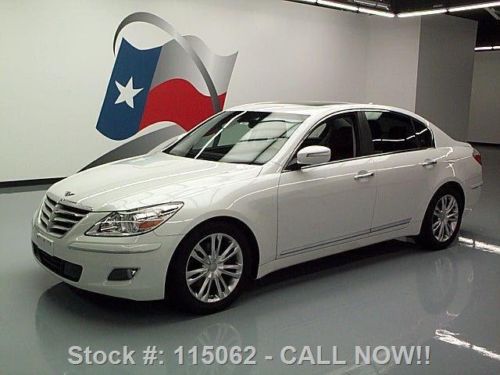 2011 hyundai genesis v8 sunroof nav rearview cam 38k mi texas direct auto