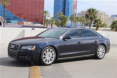 2013 audi a8l+4.0l twin-turbo v8+driver assistance+comfort package+pano roof+led
