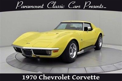 70 stingray big block 454ci/390hp daytona yellow m21