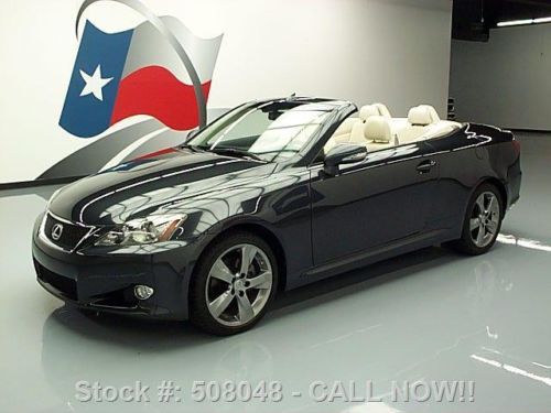 2010 lexus is 250c hard top nav rear cam vent seats 44k texas direct auto