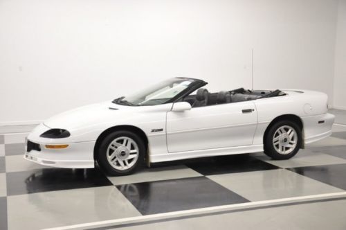 Rare z28 power convertible leather camaro white low miles 1996 1997 1998 clean
