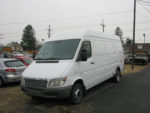 2004 dodge sprinter 3500 high top cargo van transporter mercedes benz diesel