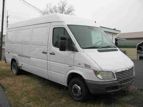 2004 DODGE SPRINTER 3500 HIGH TOP CARGO VAN TRANSPORTER MERCEDES BENZ DIESEL, image 9