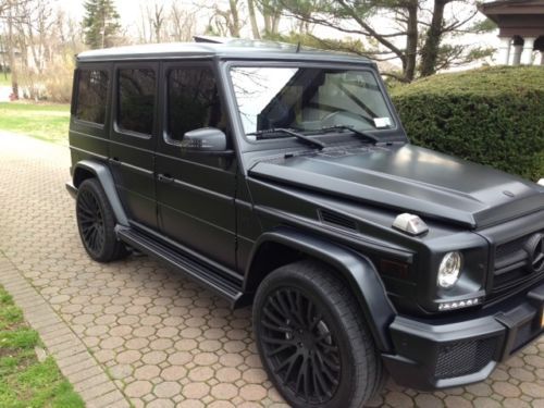 2013 mercedes-benz g63 mango night black (matte fnish)