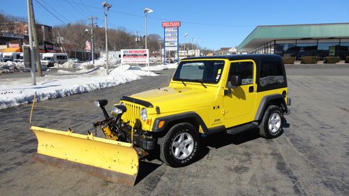 X * 4x4 * 5-speed manual * hard-top * meyer's snow plow * no reserve