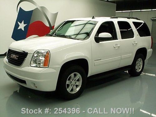 2013 gmc yukon slt 4x4 8-pass htd leather rear cam 30k texas direct auto