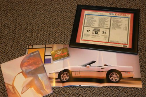 1989 Chevrolet Corvette Base Convertible 2-Door 5.7L, image 19