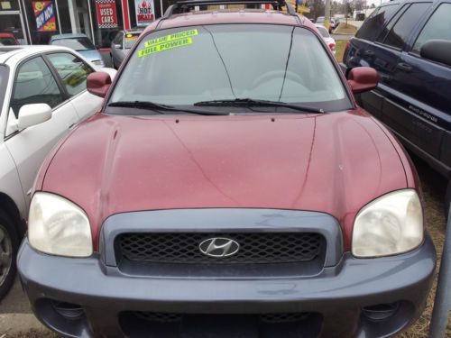 2002 hyundai santa fe base sport utility 5-door 2.4l