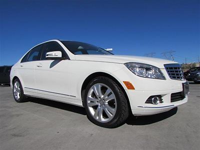 11 mercedes benz c300 sedan white