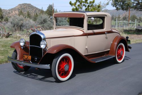 1931 plymouth pa coupe 3 window rust free survivor