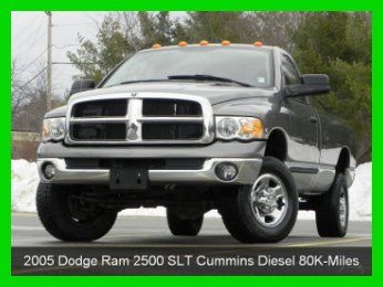 2005 dodge ram 2500 slt regular cab long bed 4x4 4wd 5.9l cummins turbo diesel