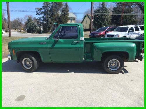 1980 chevrolet custom deluxe 10 pickup, stepside, 350 auto, wood bed, nice!!