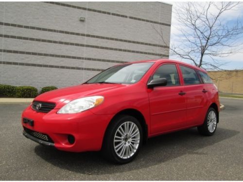 2005 toyota matrix 5 speed manual low miles red sharp look clean