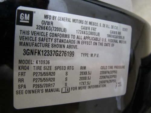 2007 CHEVROLET AVALANCHE LTZ 4X4 NAV DVD LEATHER SILVERADO 1500 LOW RESERVE NO, US $13,800.00, image 86