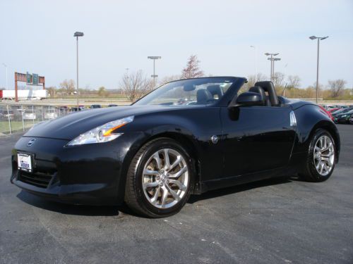 Convertible sports car power top black automatic low miles