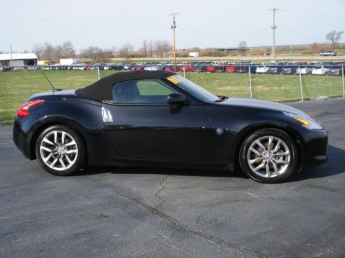 convertible sports car power top black automatic low miles, image 4