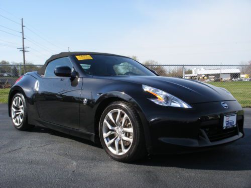 convertible sports car power top black automatic low miles, image 5