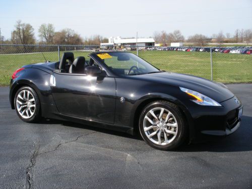 convertible sports car power top black automatic low miles, image 6