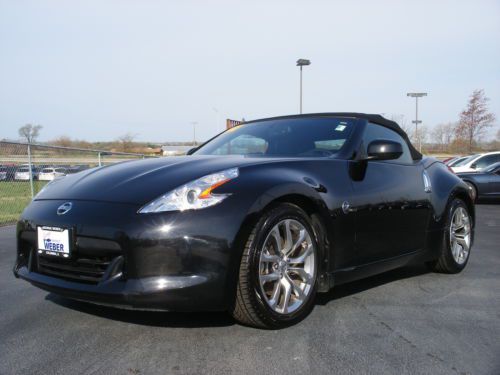 convertible sports car power top black automatic low miles, image 8
