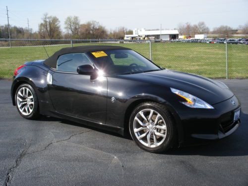 convertible sports car power top black automatic low miles, image 9