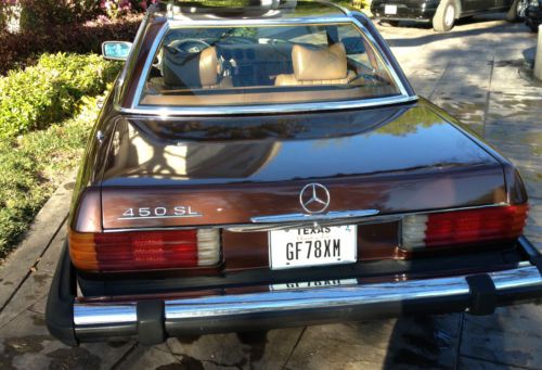 Classic Mercedes-Benz-1973 SL 450 Convertible with 2 Hard Tops, Maroon, White, US $9,600.00, image 6