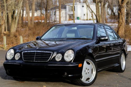 2001 mercedes benz e55 amg navigation serviced 76k low miles loaded carfax clean
