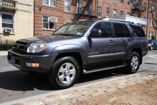 2004 toyota 4runner limited v8 gray leather all options
