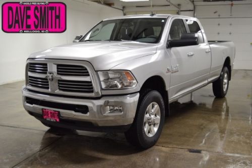 13 ram 3500 big horn crew cab 4x4 diesel auto cloth seats long box ac cruise tow