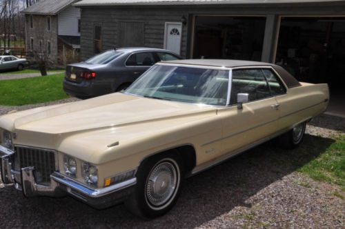 1971 cadillac deville base hardtop 2-door 7.7l