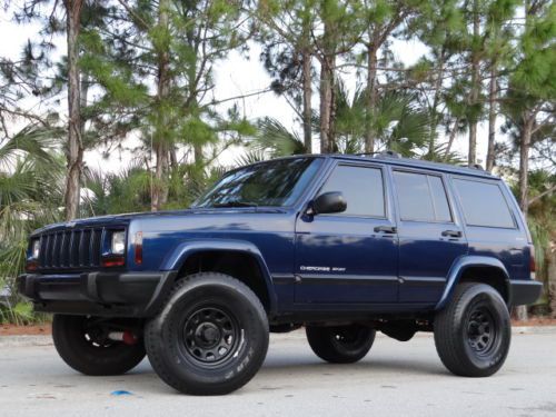 2000 jeep cherokee 4x4 sport classic lifted real nice well maintained must see