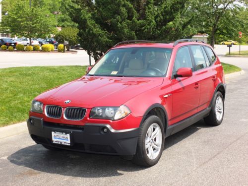 2005 bmw x3 3.0 awd -looks/runs/drives great!  panoramic roof!  h/s! no reserve!