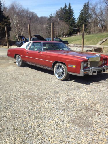 1976 cadillac eldorado base convertible 2-door 8.2l