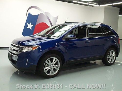 2013 ford edge sel heated leather nav rear cam 20&#039;s 12k texas direct auto