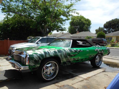 1973 caprice convertible kandy green