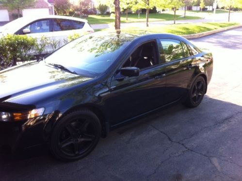 2006 acura tl black on black