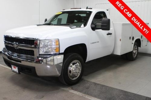 Used 08 Chevy 3500HD Regular Cab Dual Rear Wheel Utility Box Air Compressor V8, US $22,990.00, image 4