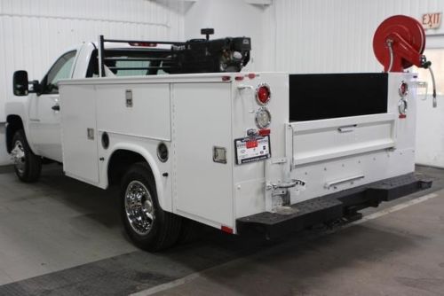 Used 08 Chevy 3500HD Regular Cab Dual Rear Wheel Utility Box Air Compressor V8, US $22,990.00, image 34