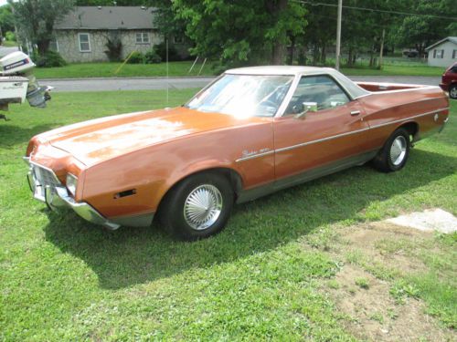Vintage classic 1972 ford ranchero 500