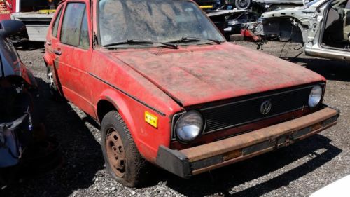 1977 volkswagen rabbit diesel ... 90 k miles .. no key -