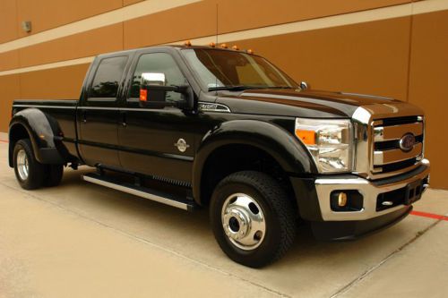 2013 ford f450 ultimate lariat chrome pkg crew cab diesel  4wd navi roof camera