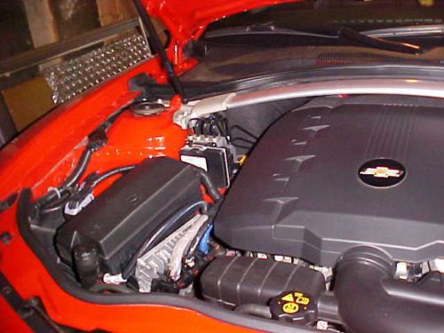 2012 CHEVROLET **CAMARO** RS RED WITH BLACK CONVERTIBLE TOP MINT LOW MILAGE, image 2