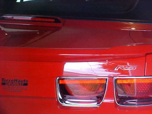 2012 CHEVROLET **CAMARO** RS RED WITH BLACK CONVERTIBLE TOP MINT LOW MILAGE, image 7