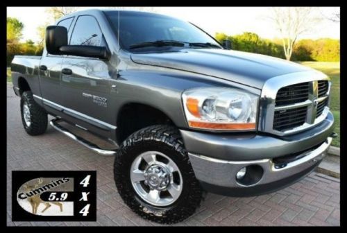 2006 dodge ram 3500hd srw quad cab srw 4x4 slt 5.9l cummins turbo diesel