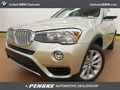 Xdrive28i new 4 dr suv automatic gasoline 2.0l twinpower turbo in-l mineral silv