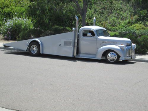 1946 chevy tow truck street rod custom chopped dually car hauler
