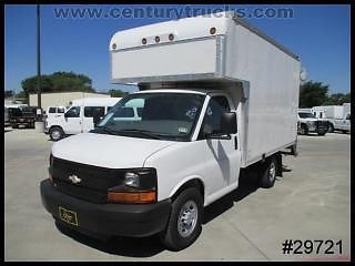 G3500 12&#039; supreme inner city cube work van 3&#039; overcab storage e-tracs we finance