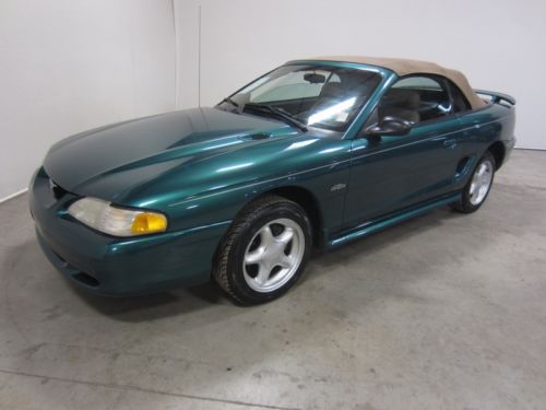 1996 mustang gt convertible leather 5 spd manual brand new tires rwd 80 pics